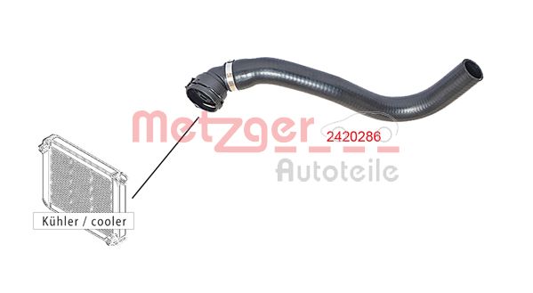 METZGER 2420286 Kühlerschlauch